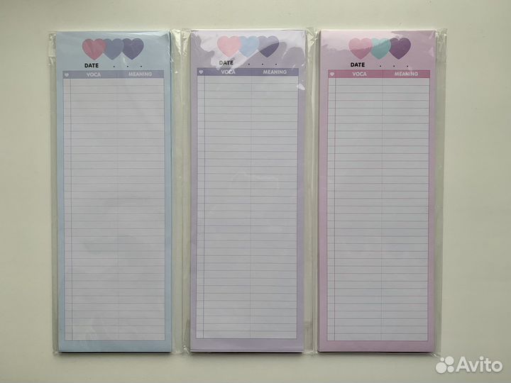 Бумага листы для слов заметок vocabulary list