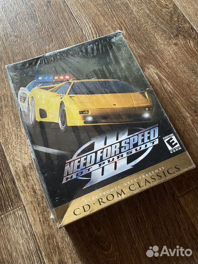 Big box 1998 Need for Speed Hot Pursuit III sealed