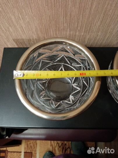 Хрустальная конфетница СССР