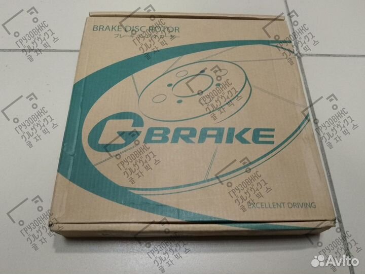 Диск тормозной, gbrake (Япония) GR-02560