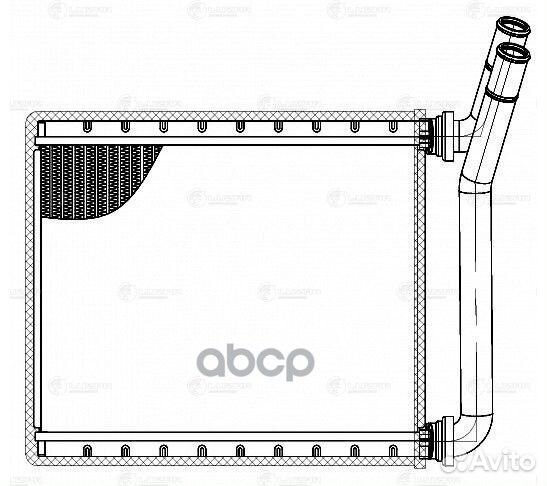 Радиатор отоп. toyota Corolla 07/Auris
