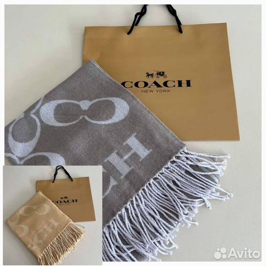 Палантин coach оригинал