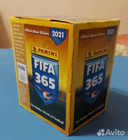 Блок наклеек Panini Fifa 365: 2020-2021 (50 пачек)