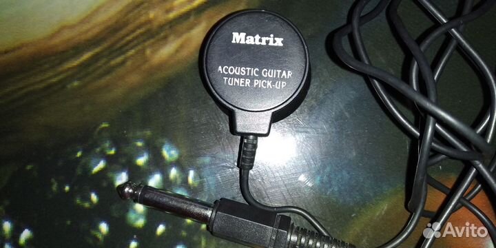 Matrix acoustic guitar tuner pick up