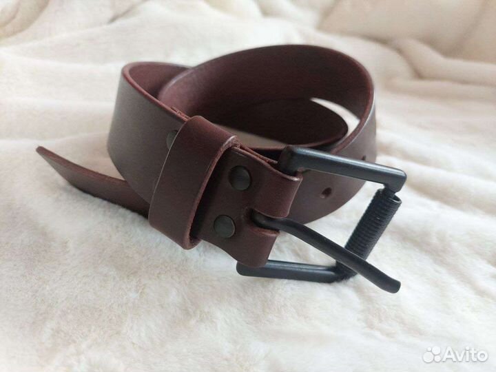 Ремень мужской кожаный ручной работы подарок