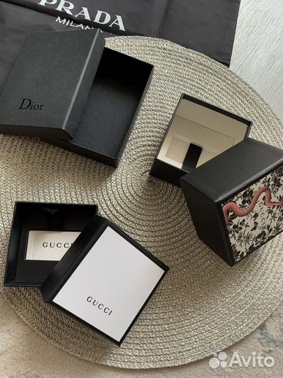 Брендовые пыльники и коробки Gucci/Dior/Versace