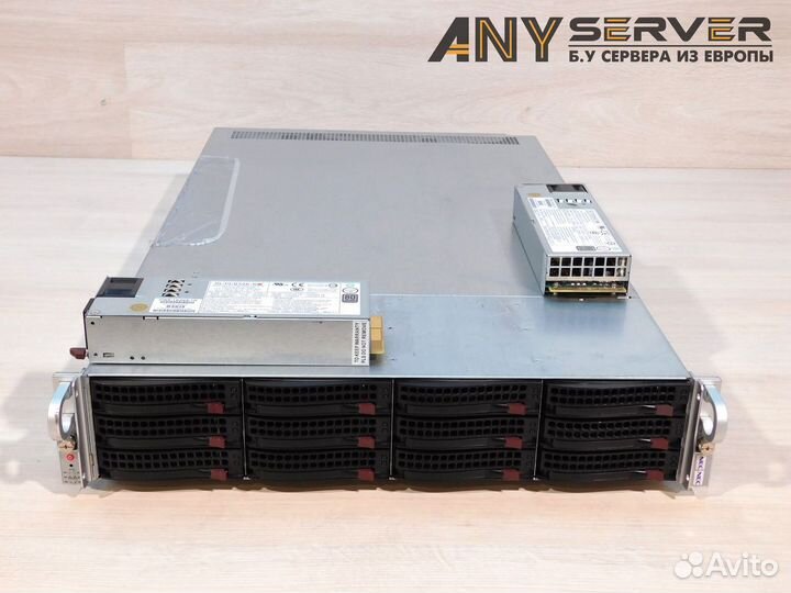 Сервер Supermicro 6028UX 2x E5-2670v3 192Gb 12LFF