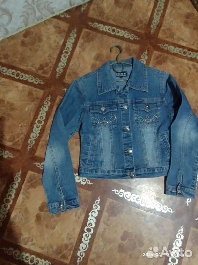 Десткаяджинсовая куртка для девочек