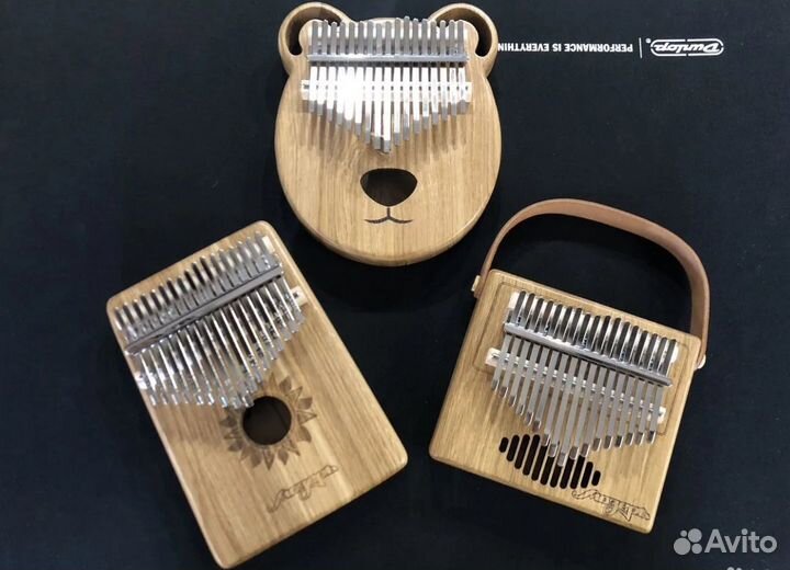 Калимба резонаторная 17 язычков дуб Мозеръ
