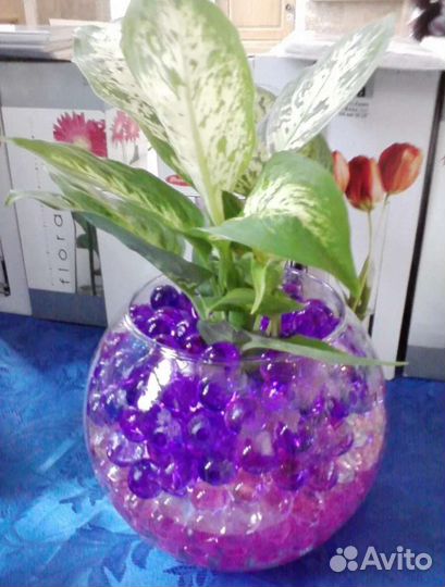 Гидрогель/ аквагрунт декоративный/шарики гелевые