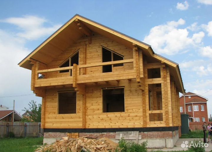 Домкомплект их сухого профилированного бруса