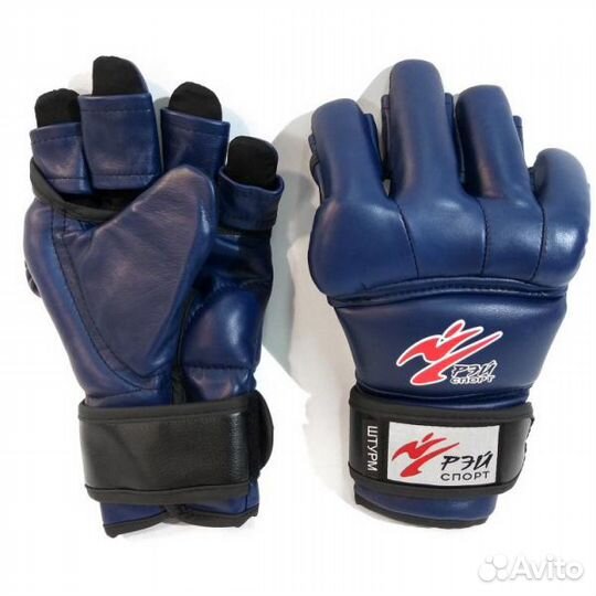Перчатки-краги для арб Штурм, кожа/иск.кожа