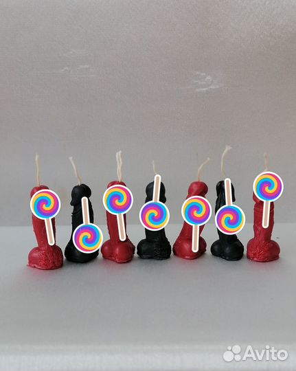 Свечи-мини Шалун/ для торта/ Девичник/ Магия