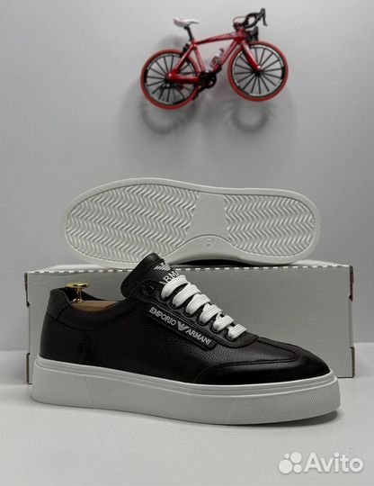 Armani кеды кожа натуральная