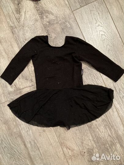 Купальник гимнастический черный 104