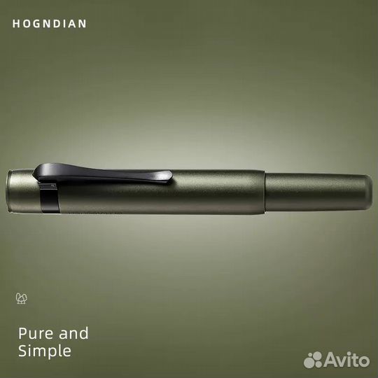 Перьевая ручка Hongdian M2 с чернилами