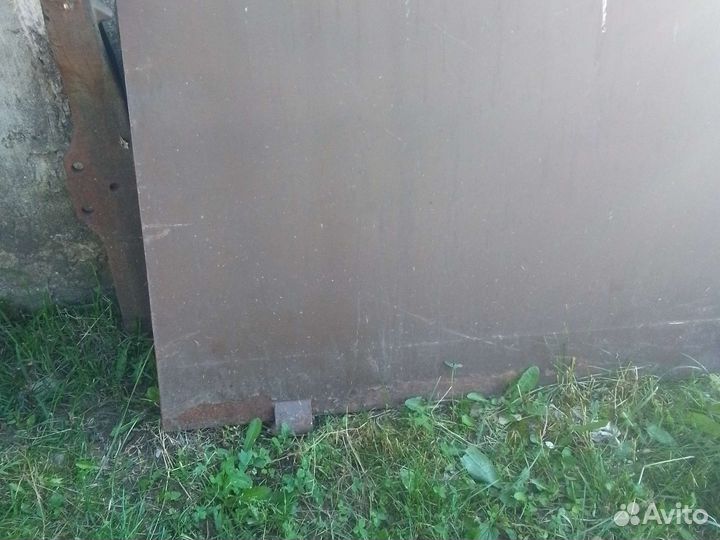 Ворота гаражные металлические бу