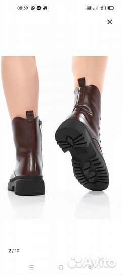 Новые женские ботинки зимние размер 39