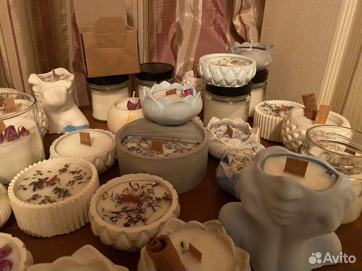 Свечи из соевого воска