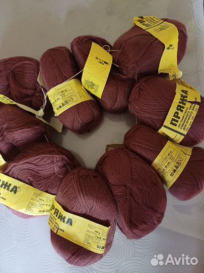 Пряжа для вязания, ровница, СССР