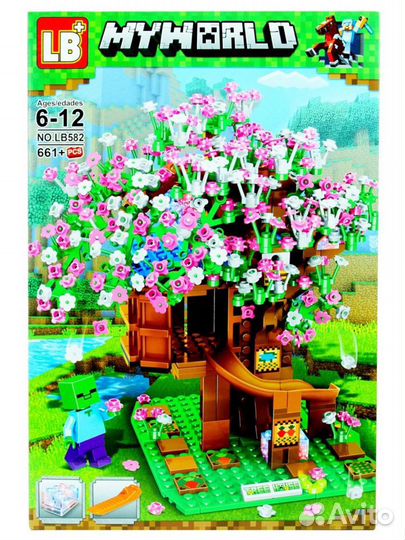 Конструктор Майнкрафт Дом на дереве