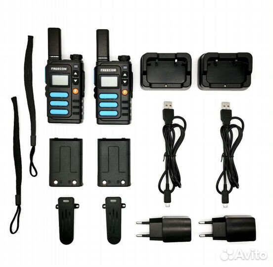 Рации 2 шт Freecom MT 777 LPD/PMR