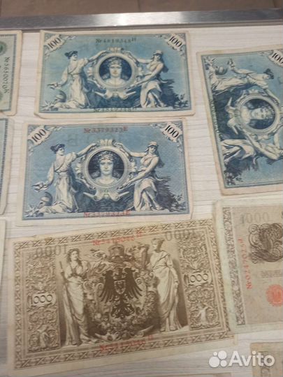 Старинные банкноты Германии