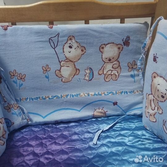 Бортики в детскую кроватку бу