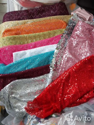 Пайетки ткань