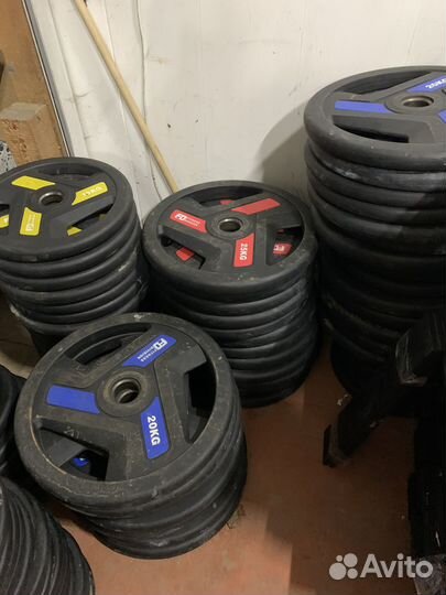 Диски Олимпийские полиуретановые Fitness Division