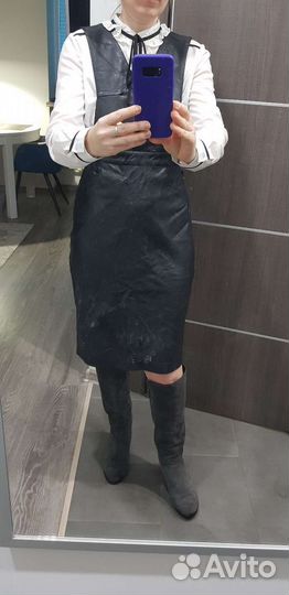 Кожаный сарафан42