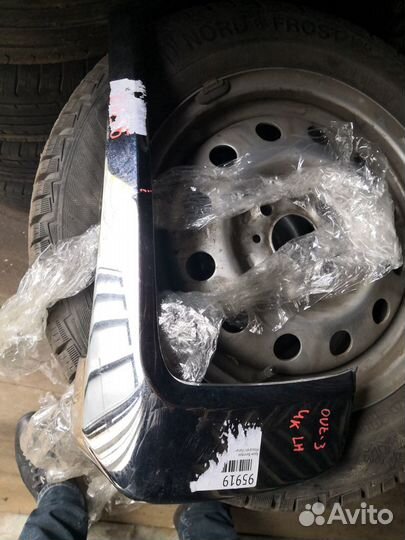 Накладка, хром бампера mitsubishi outlander 2016