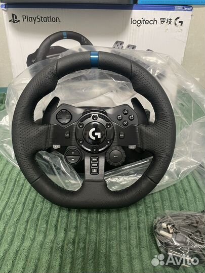 Игровой руль Logitech g923 + shifter новый