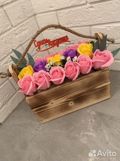 Цветы из мыла