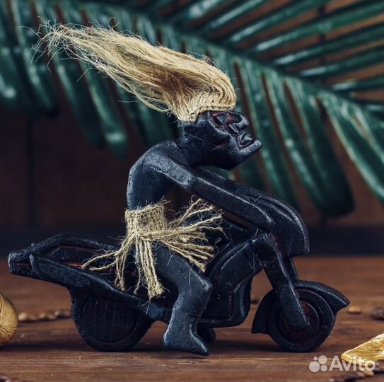 Сувенир Абориген на байке