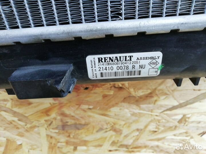 Радиатор основной Renault Sandero 2 2018