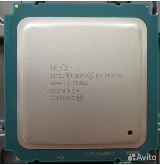 Intel Xeon e5-2697v2 CPU 2.7 GHz 12 Core