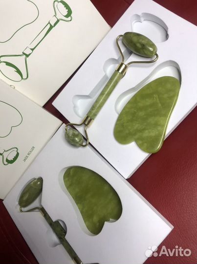 Набор Массажный ролик и скребок Гуаша