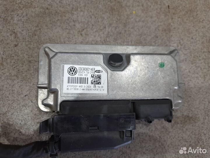 Блок управления двигателем 1.6 CFN VW Polo 5 Sedan