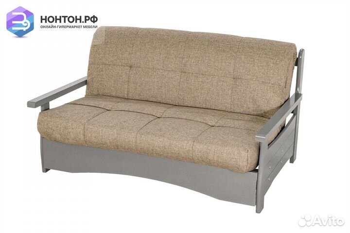 Диван Аккордеон Массив темно-бежевый