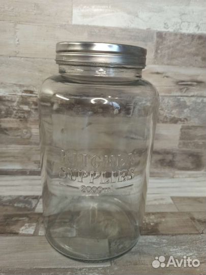 Банки для сыпучих продуктов стекло