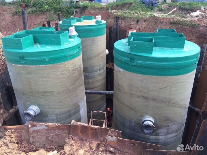 Септик эко Green 4 переливной