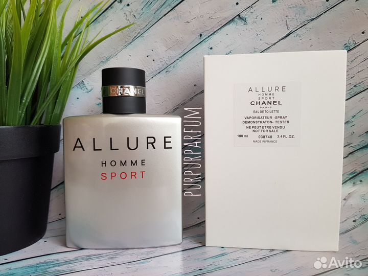 Тестер Chanel Allure homme sport 100 мл Шанель