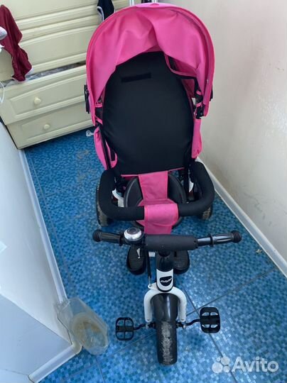 3колесный велосипед с ручкой