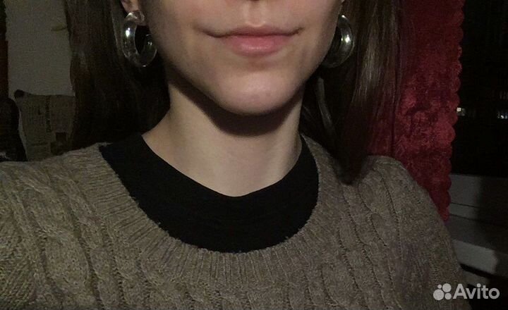 Серьги прозрачные