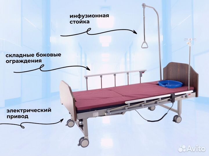 Медицинская кровать для лежачих больных