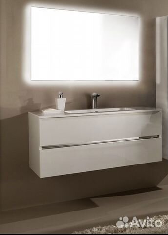 Тумба с раковиной для ванной новая