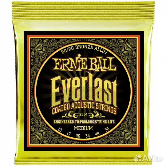 Струны для акустической гитары Ernie Ball 2554 Eve