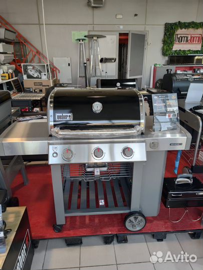 Газовый гриль weber genesis II E-310 GBS черный