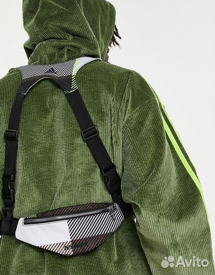 Сумка Adidas X IVY park Green Plaid Harness